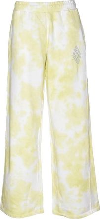 Replay Wide-Leg Tracksuit Trousers with Tie-Dye Pattern and Elastic Waistband