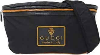 Gucci Pre-Owned Crossbody Bag for Women in Black with Adjustable Strap