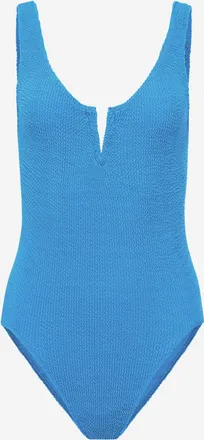 Sorbet Island Womens One-Piece Swimsuit Ava Light Blue Polyester Swimwear Sea Clothing