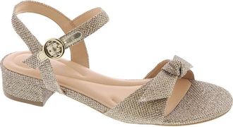 Easy Spirit Ginova Sandals Womens Gold Bow Detail Adjustable Strap HTAT1674