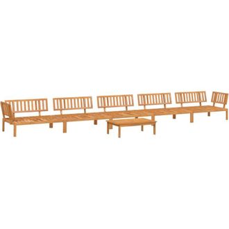 vidaXL Set De Sof&aacute;s De Palets De Jard&iacute;n 6 Pzas Madera Maciza De Acacia Vidaxl