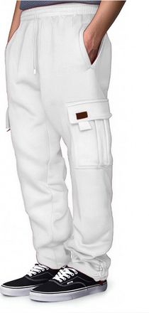 Generic Cargo Sweatpants for Men UK Casual Loose Fit Athletic Jogging Bottoms Drawstring Elasticated Waist Cargo Work Trousers Stretch Tracksuit Bottoms with 