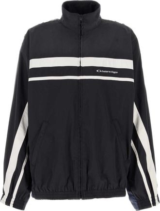 Balenciaga Black Logo Tracksuit Jacket