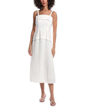 Milly Nala Poplin Midi Dress