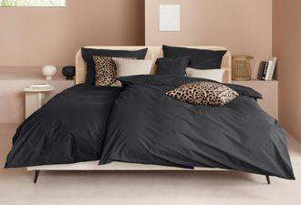 LeGer Home by Lena Gercke Bettwäsche »Anisa in Gr. 135x200, 155x220 cm oder 200x200« 2 Stk. tlg. Bettwäsche aus Baumwolle, unifarbene Bettwäsche mit Reissverschluss