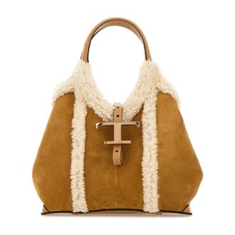 Tod's Dames, Tassen, Beige, Maat: ONE Size Su&egrave;de