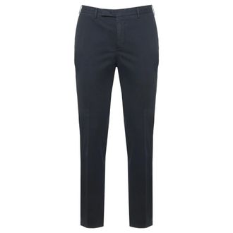 Pantaloni Torino Rechte broeken - Heren - Broeken - Blauw - Maat: L Katoen