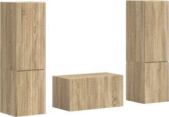 vidaXL Conjunto De Mueble De Tv 5 Uds. Roble Sonoma Vidaxl
