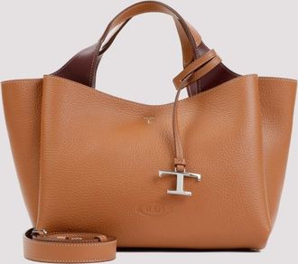 Tod's Bauletto Sacca Grained Leather Bag