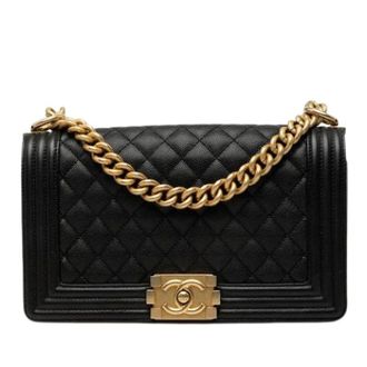 Chanel Pre-owned Classic Flap Crossbody - Dames - Pre-owned - Zwart - Maat: ONE Size Leer
