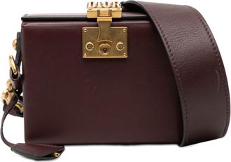 Dior Tweedehands Lamsleer Dioraddict Lockbox Crossbody