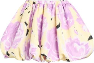 Patou Minirok met bloemenprint en elastische tailleband - Dames - Korte rokken - Veelkleurig - XS - Polyester - Rokken