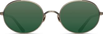 Matsuda M3137 AG-ORG Mens Sunglasses Gold Size 51