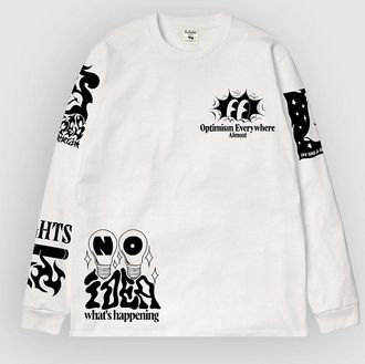 THE DUDES Dark Side Longsleeve wit