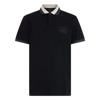 HUGO BOSS Tops, Heren, Zwart, XL, Katoen, PL_Hole 19 Placket