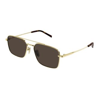 Gucci Sunglasses, male, Yellow, 58 MM, Rectangular Sunglasses