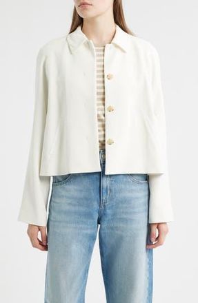 BOSS Jandera Boxy Jacket in Soft Cream at Nordstrom Rack, Size 14