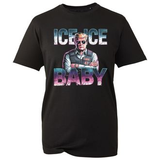 Generic Ice Baby T0-Dog 47 T-Shirt, Funny Illegal Immigrant Deportation Agency Protest Joke Shirt, Gift Unisex Tee Top (Black, 2XL)