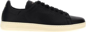 Tom Ford Logo Leather Sneakers