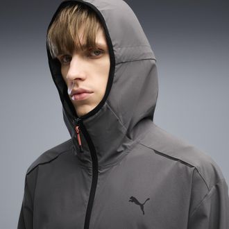 Puma Giacca sportiva da uomo PUMATECH a 4 vie elasticizzata, dal taglio morbido, Abbigliamento, Grigio, XXL