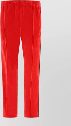 Needles ribbed texture track trousers with side stripes