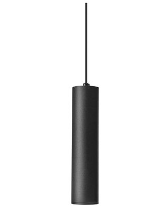 Beliani Lampadario In Metallo Nero Devesa