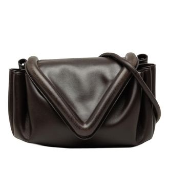 Bottega Veneta Pre-owned Bottega Veneta Small Lambskin Beak Crossbody Ladies 0B2EW4XF667Q3AVG