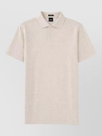 HUGO BOSS polo shirt short sleeves straight cut collar