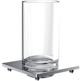 Emco Porte-verre de liaison emco pour garde-corps, verre cristal