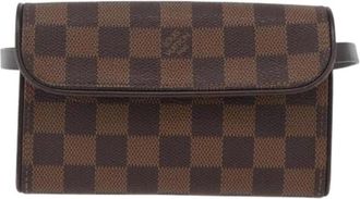 Louis Vuitton Pre-owned Belt Bags, female, Brown, Size: ONE SIZE Pre-owned Canvas Belt Bag