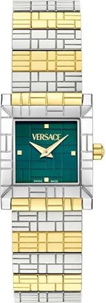 Versace Mosaic Quartz Green Dial Ladies Watch VE9B00124
