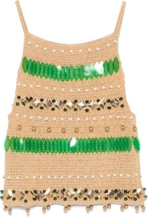 Bode Stijlvolle Calypso Tank Top - Dames - Tops zonder mouwen - Veelkleurig - L - Tops