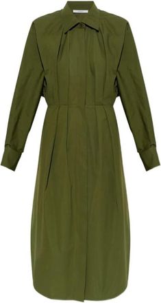 Givenchy Overhemdjurk - Dames - Shirt Kleedjes - Groen - M - Nylon - Kleedjes