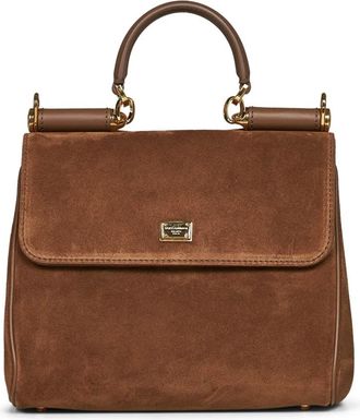 Dolce & Gabbana Tassen.. - Dames - Handtassen - Bruin - ONE Size - Leer - Tassen