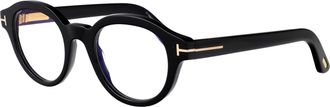 Tom Ford FT6037-B Black Acetate Eyeglasses - Black