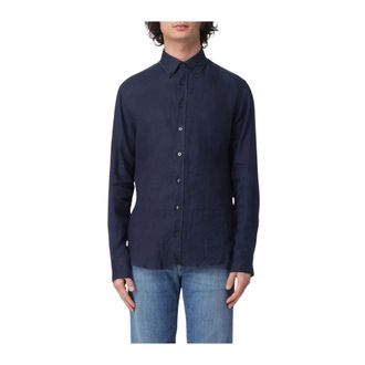 Colmar Camisa Cl&aacute;sica de Lino - Sport - Hombre - Azul - S