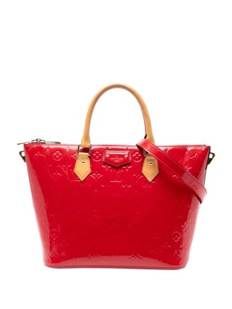 Louis Vuitton 2014 Monogram Vernis Montebello MM satchel - women - Leather - One Size - Red