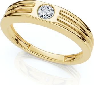 Pompeii3 Stackable Diamond Anniversary Wedding Ring 14k Gold or Platinum Lab Grown