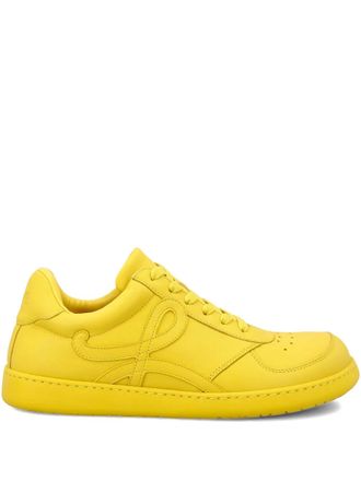 Loewe logo-detail sneakers - men - Rubber/Fabric/Calf Leather - 40 - Yellow