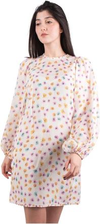Dorothee Schumacher Structured Volumes Jurk - Dames - Korte kleedjes - Beige - XS - Kleedjes