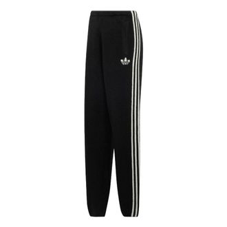 adidas (WMNS) adidas x Jennie Knitted Loose Pants Asia Sizing Black LD8918