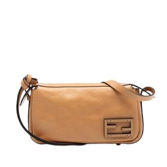 Fendi Pre-owned Shoulder Bag - Dames - Pre-owned - Bruin - Maat: ONE Size Leer