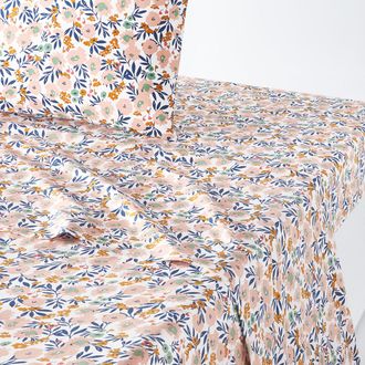 La Redoute Interieurs Plat laken in perkalkatoen, Ohara