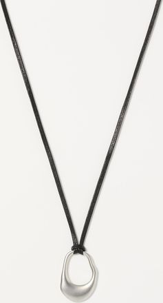 Simons Womens Sinuous medallion cord necklace