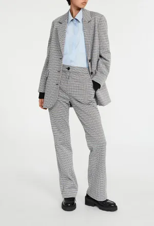 Claudie Pierlot Pantalon &agrave; motifs