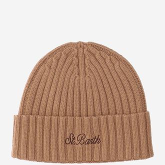 MC2 Saint Barth Wool Blend Beanie With Logo