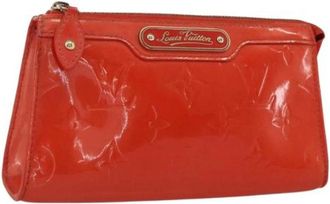 Louis Vuitton Pre-owned Clutches, female, Red, Size: ONE SIZE Pre-owned Vintage Leather Clutch