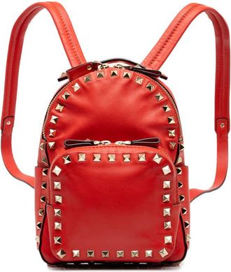 Valentino Pre-owned Valentino Mini Calfskin Rockstud Backpack Ladies JWV8QQ8ZKTM4YZO7