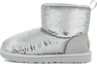UGG (WMNS) UGG Classic Mini Boot Mirror Ball Silver 1151291-SLVR