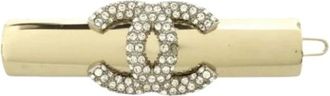 Chanel Pre-owned Accessories, female, Yellow, Size: ONE SIZE Pre-owned Barrette